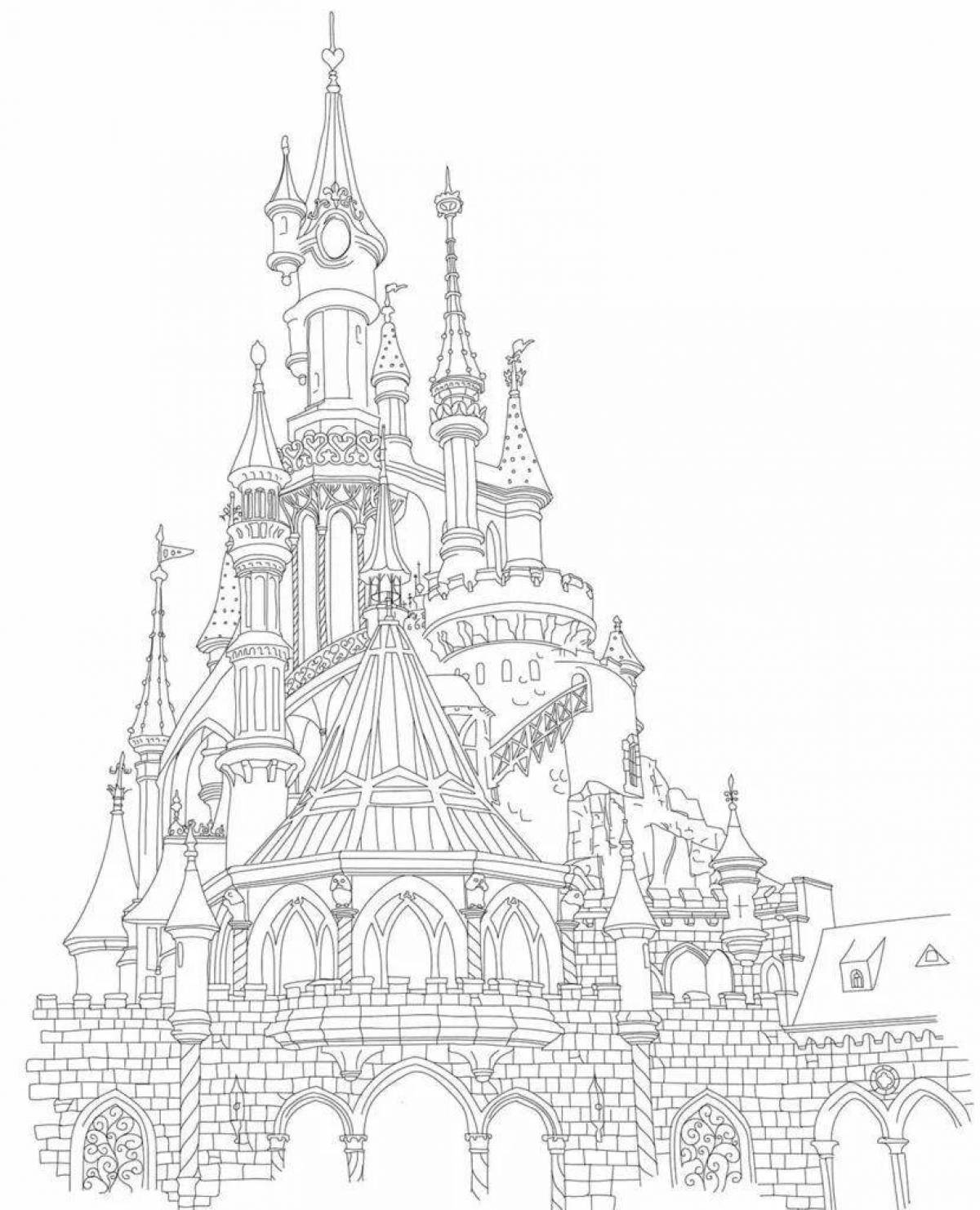 Great disneyland coloring page