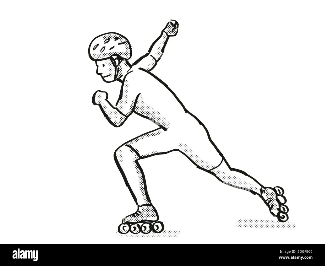 Cool skater coloring page