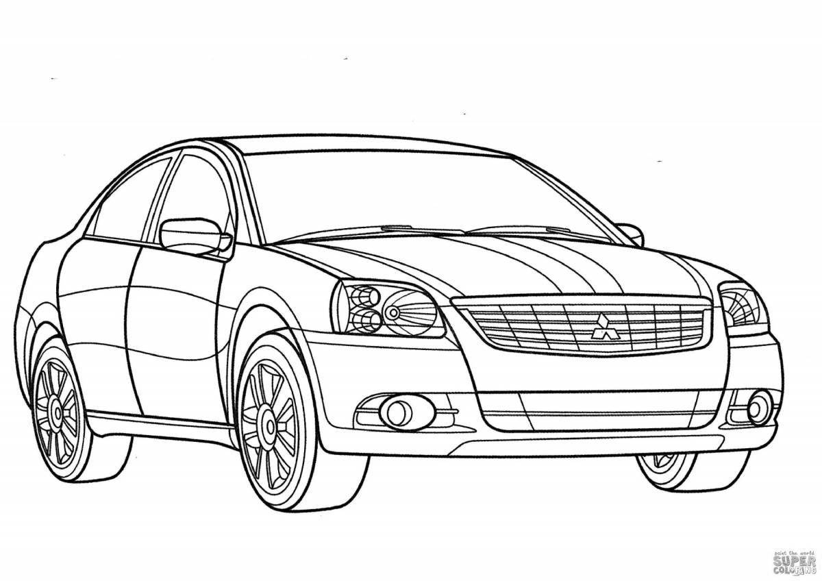 Chrysler bright coloring page