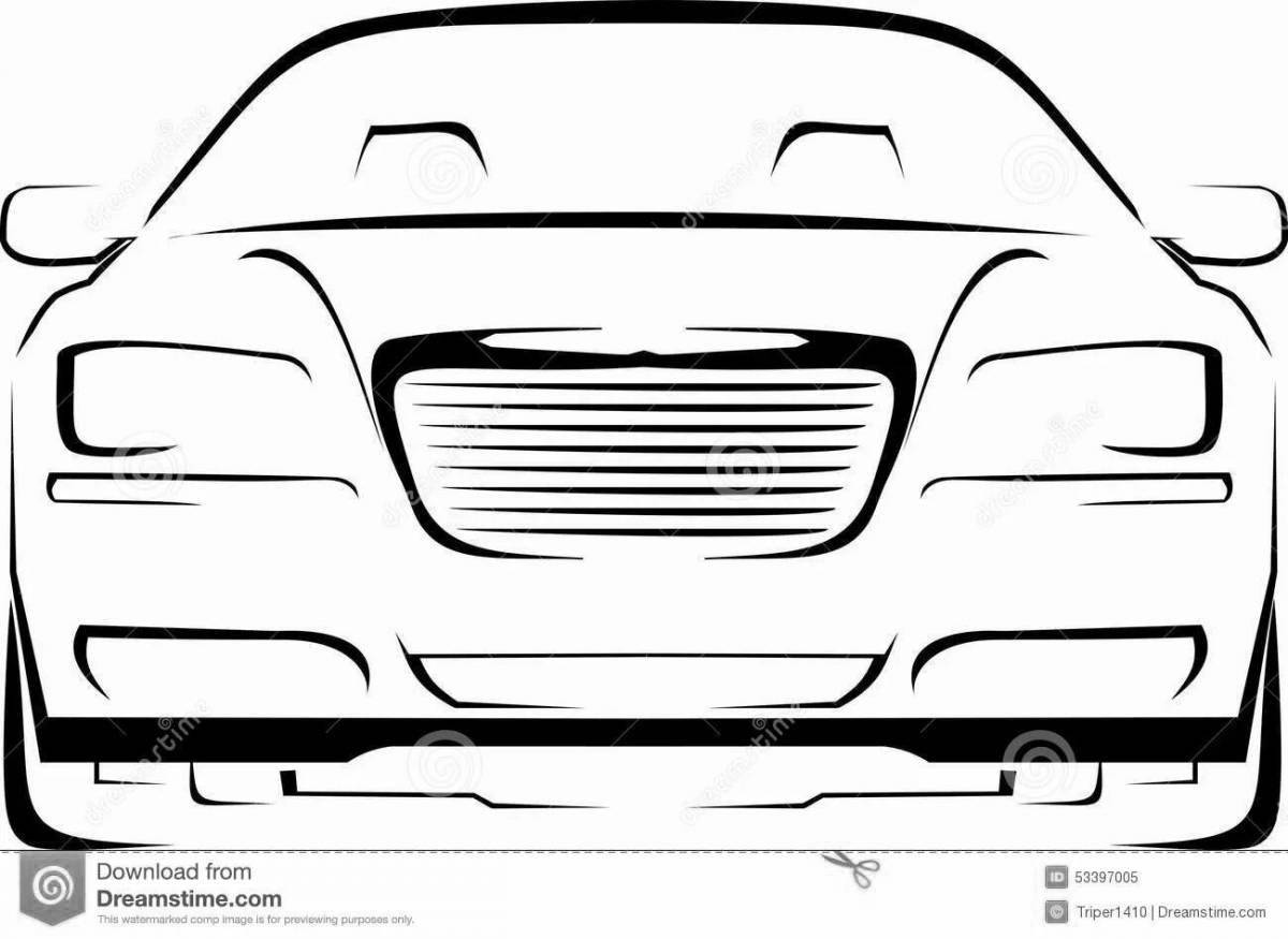 Chrysler invitation coloring page