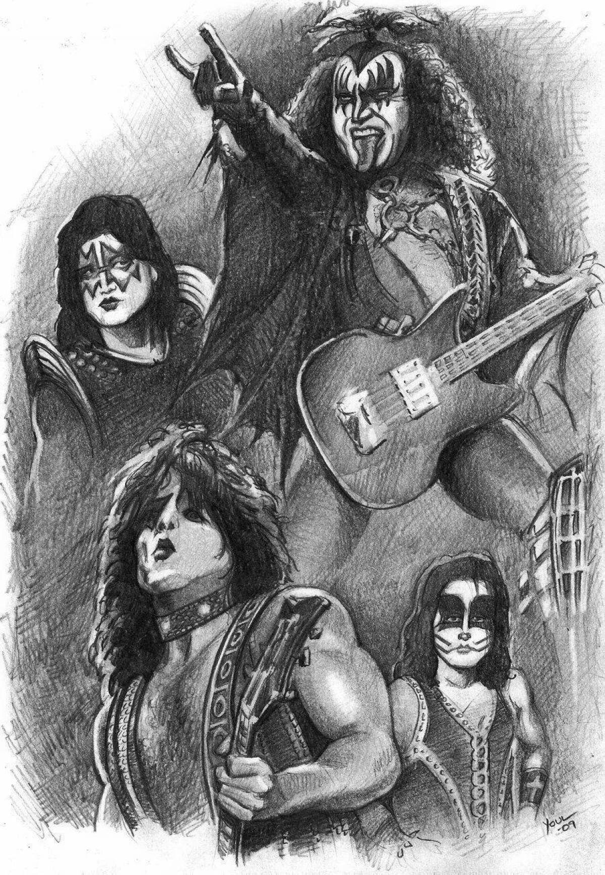 Photo Fun kiss coloring book