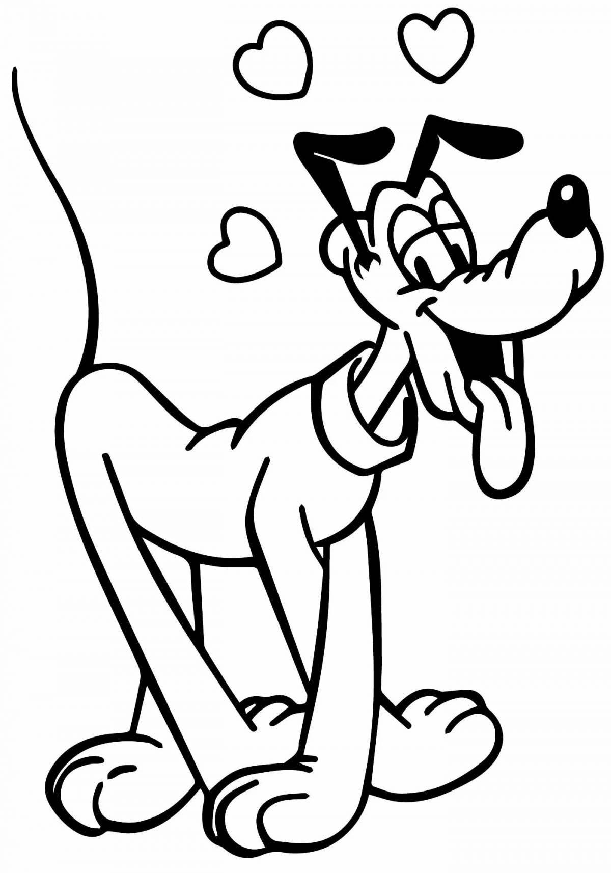 Colorful coloring pluto