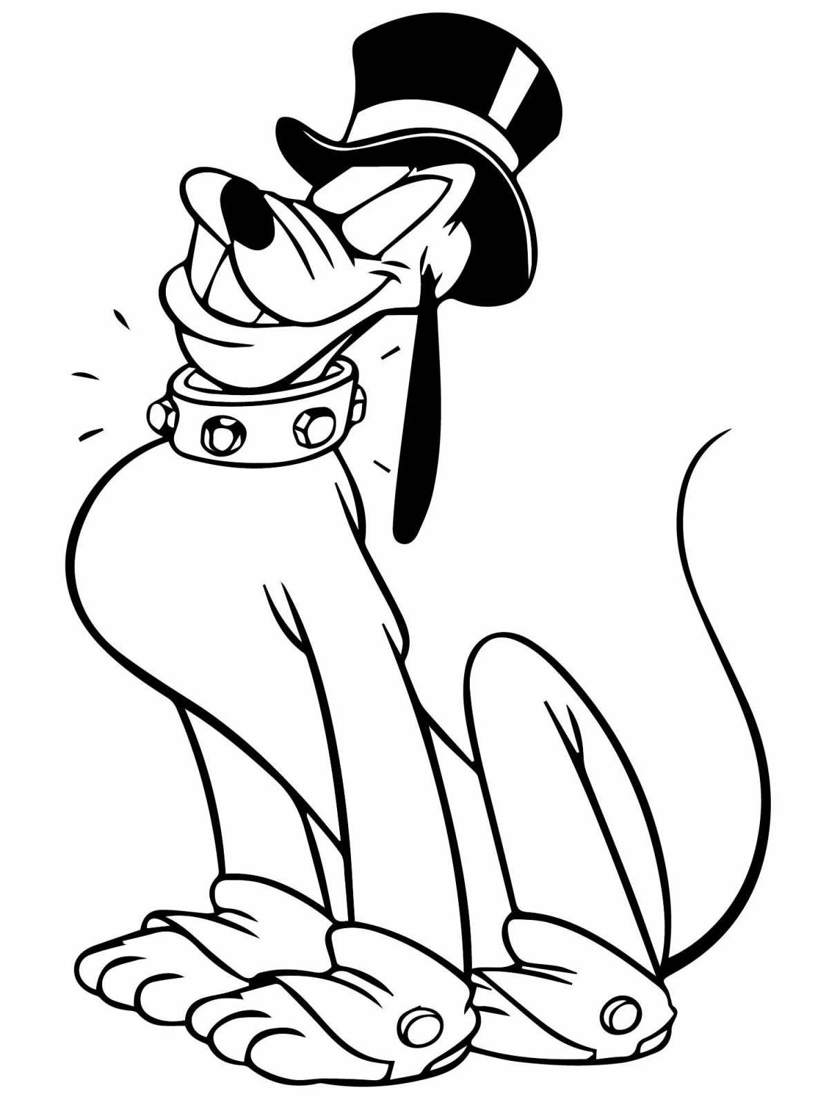 Charming pluto coloring book