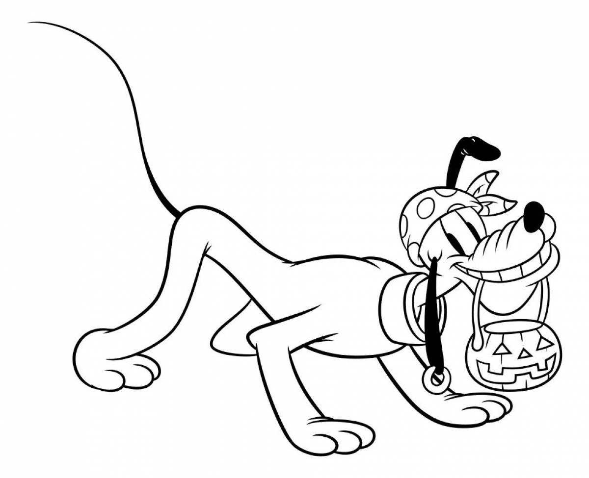 Finished coloring pluto