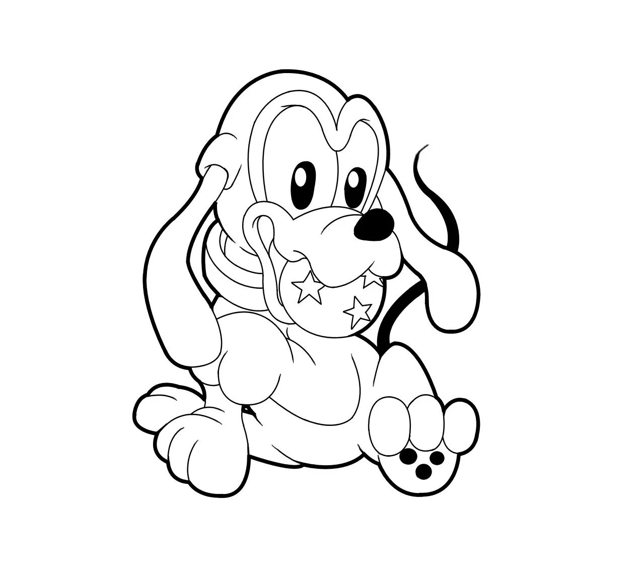 Pluto cool coloring book