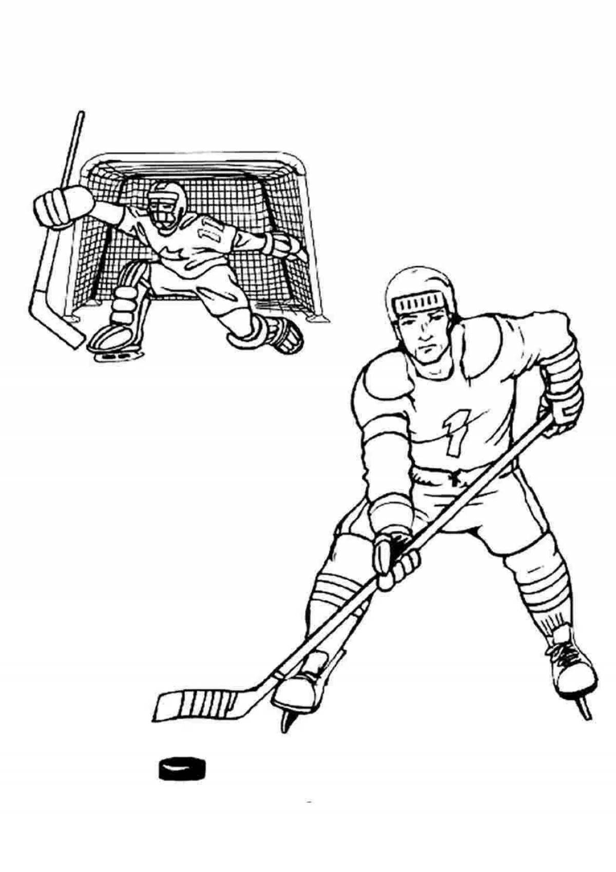 Coloring book gorgeous ovechkin