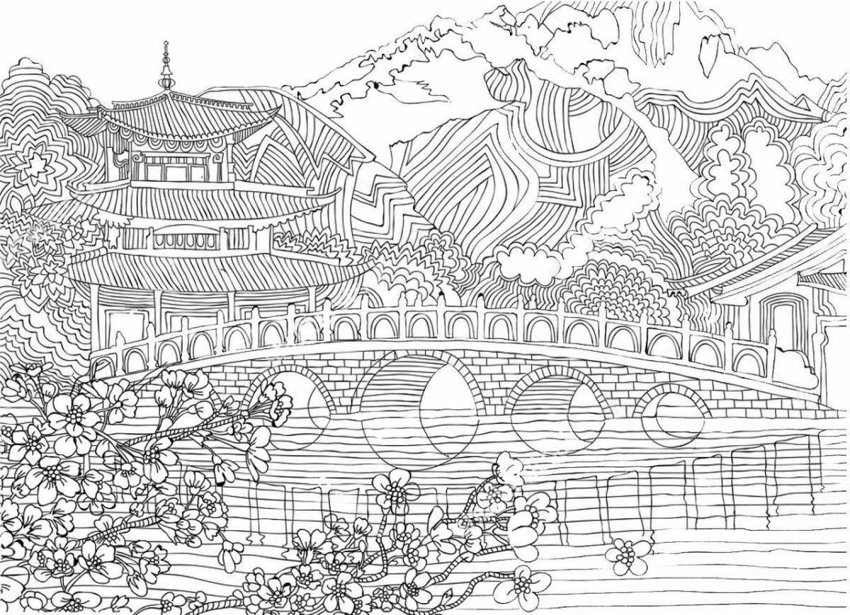 Great thailand coloring book