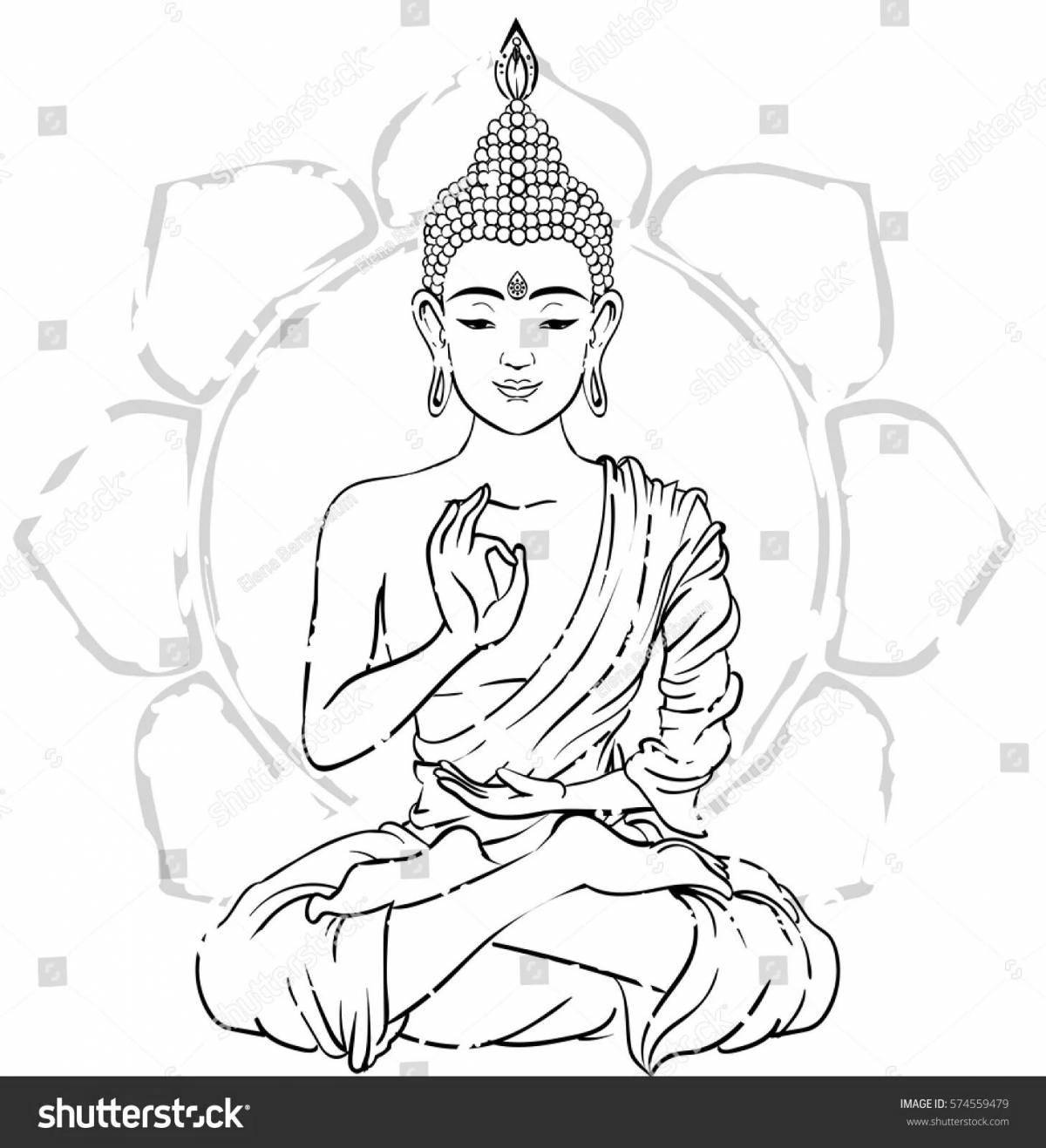 Раскраска Живописный таиланд раскраска