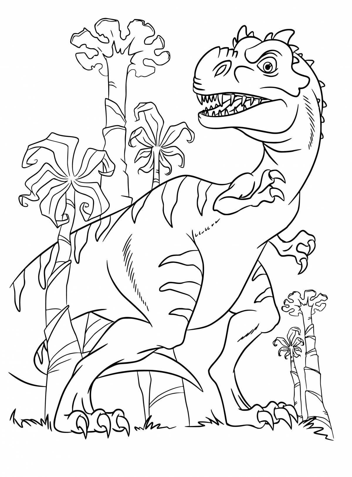 Amazing dinomama coloring book