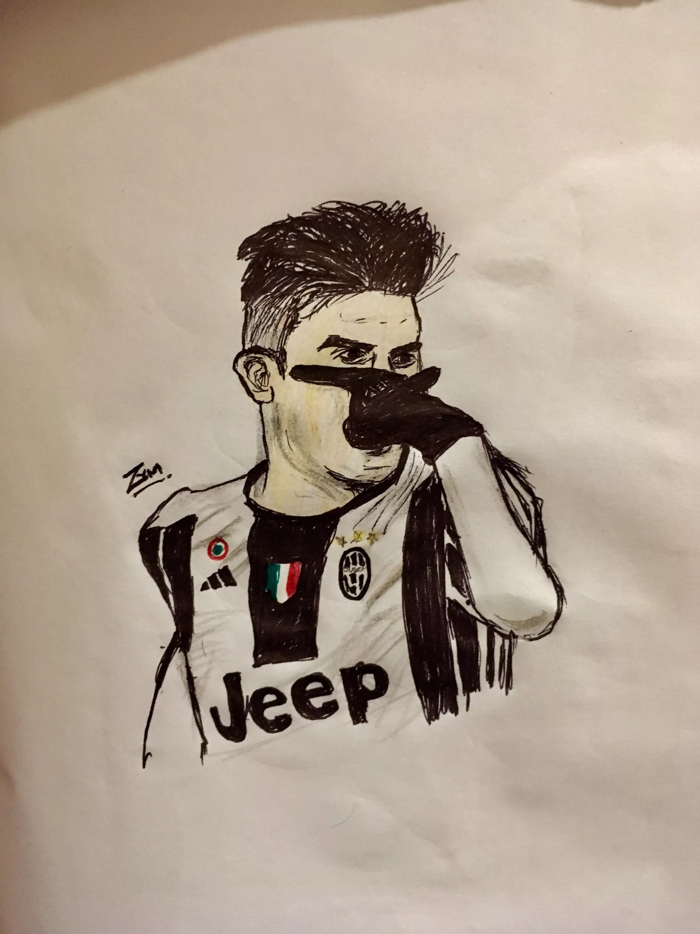 Coloring page dazzling dybala