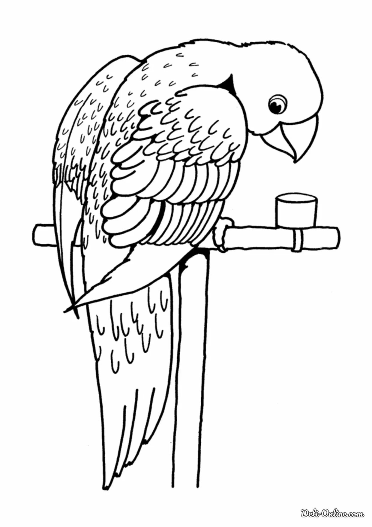 Color-laden totyқұs coloring page