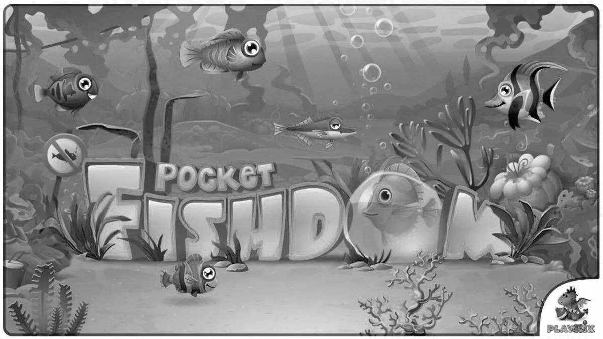 Чудесная раскраска fishdom