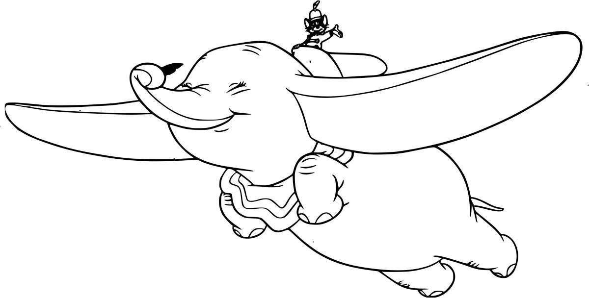 Animated fly coloring page