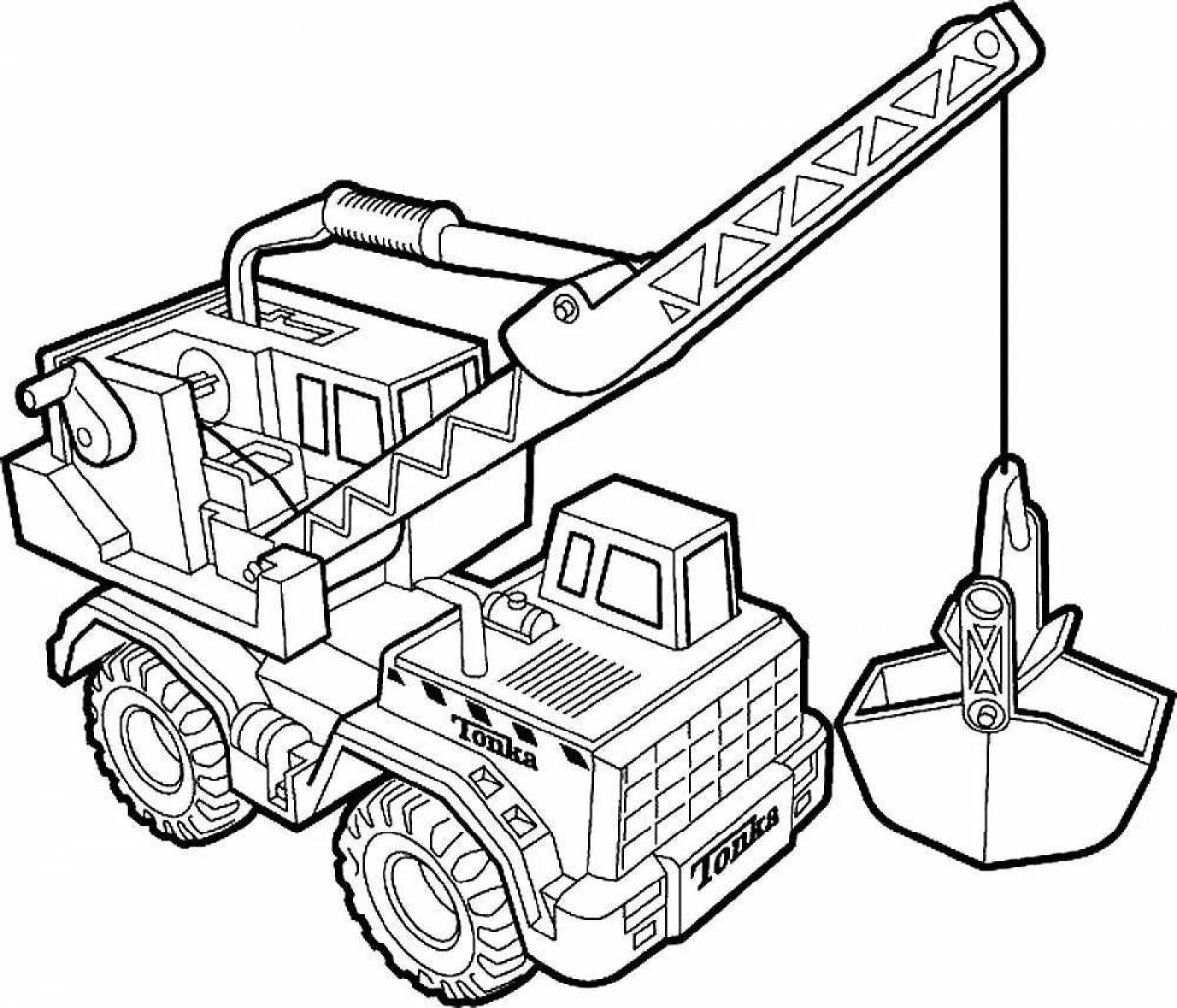 Joyful drill coloring page
