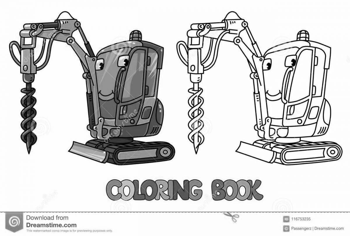 Coloring funky drill