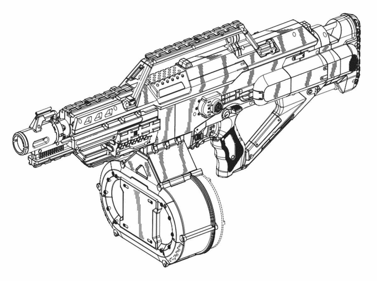 Great nerf coloring pages