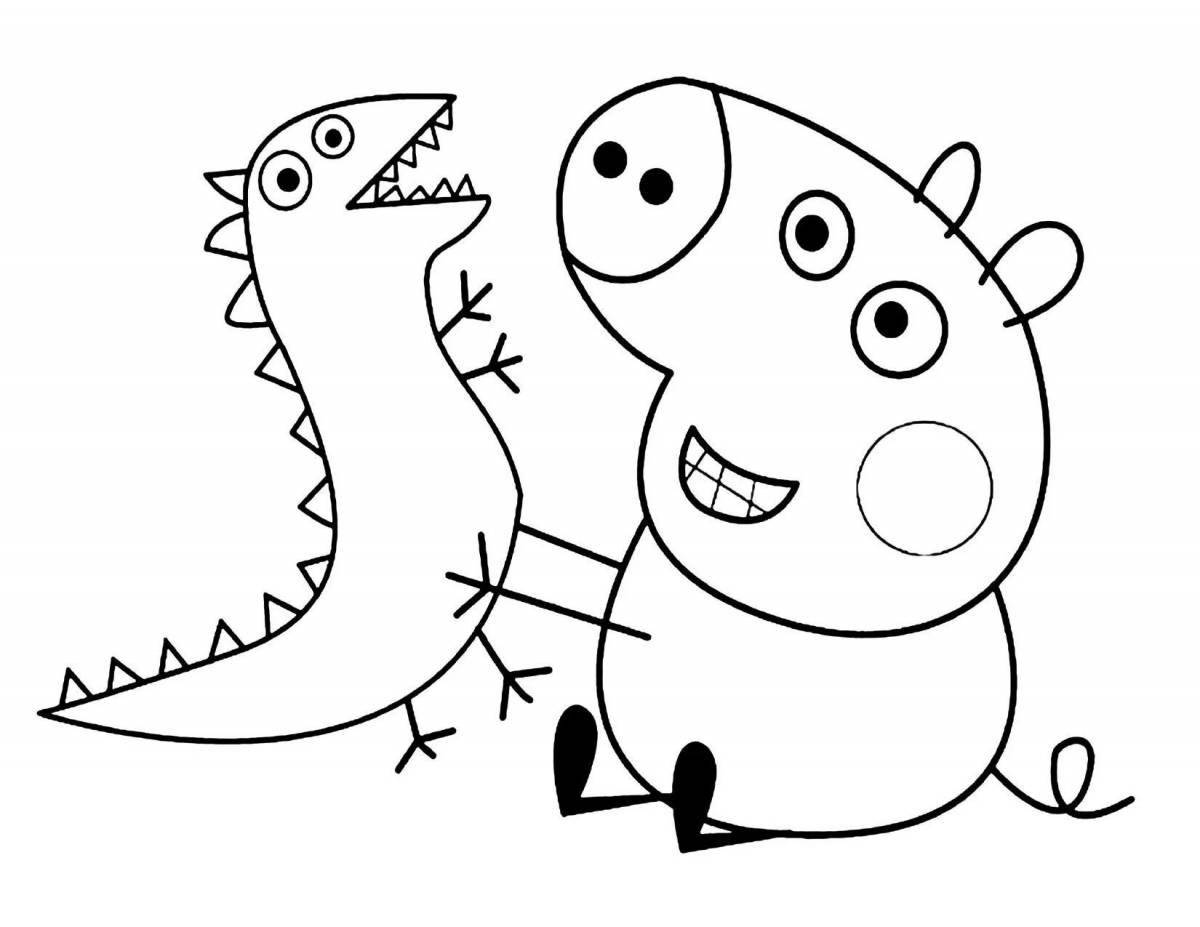 Pepe's animated coloring page