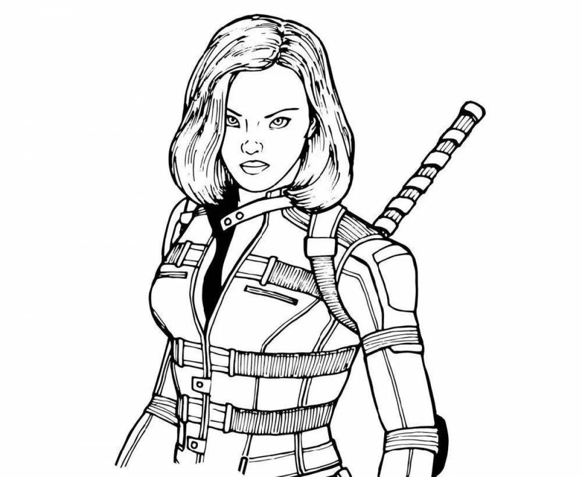 Photo Sunny coloring natasha