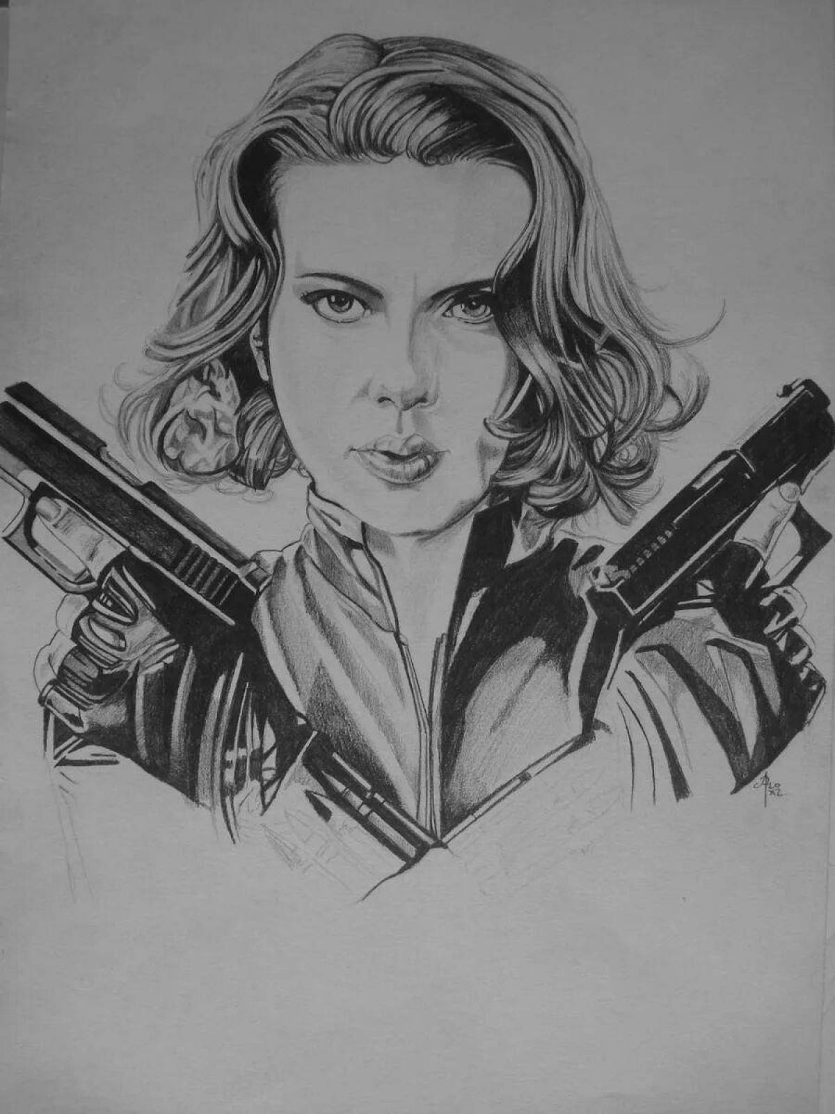 Photo Violent coloring natasha