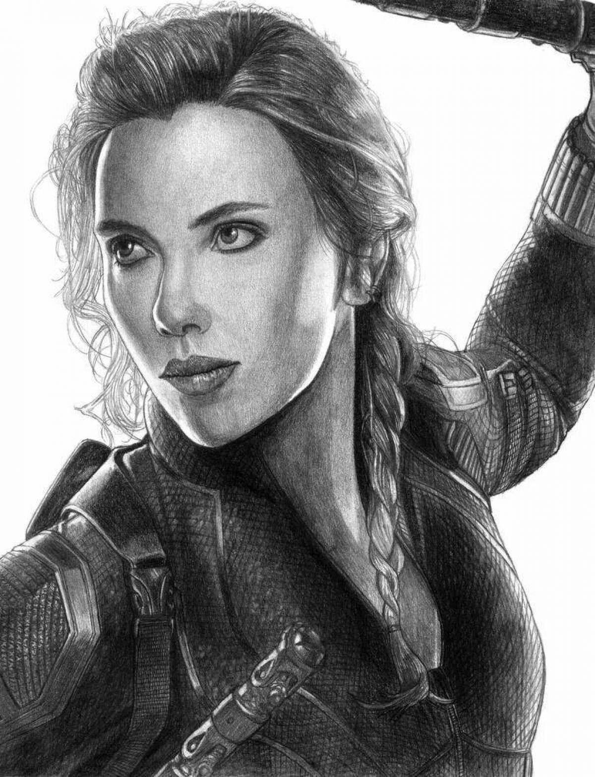 Photo Funny coloring natasha