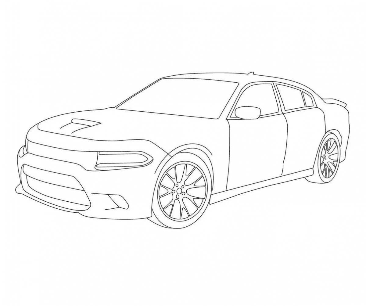 Dodge amazing coloring book