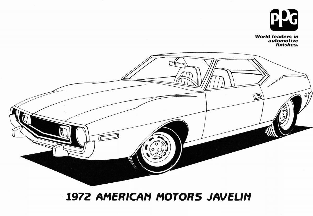 Sweet dodge coloring page