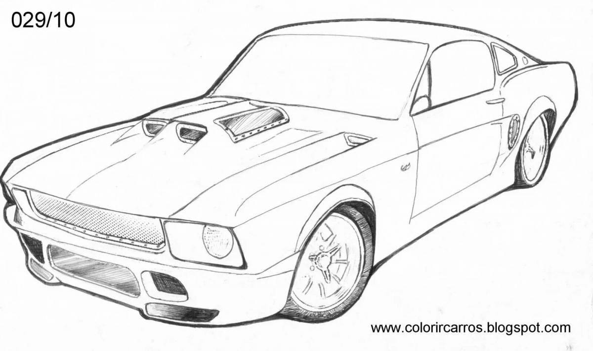 Photo Coloring lovely dodge