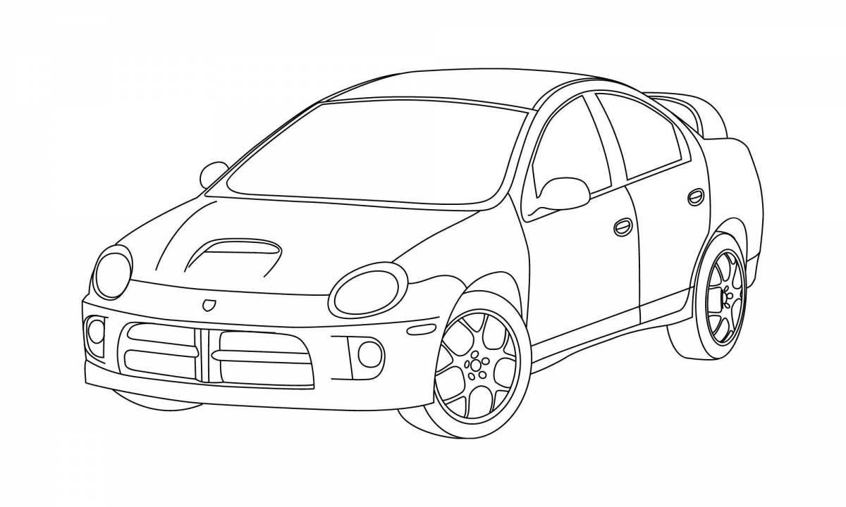 Dodge live coloring page