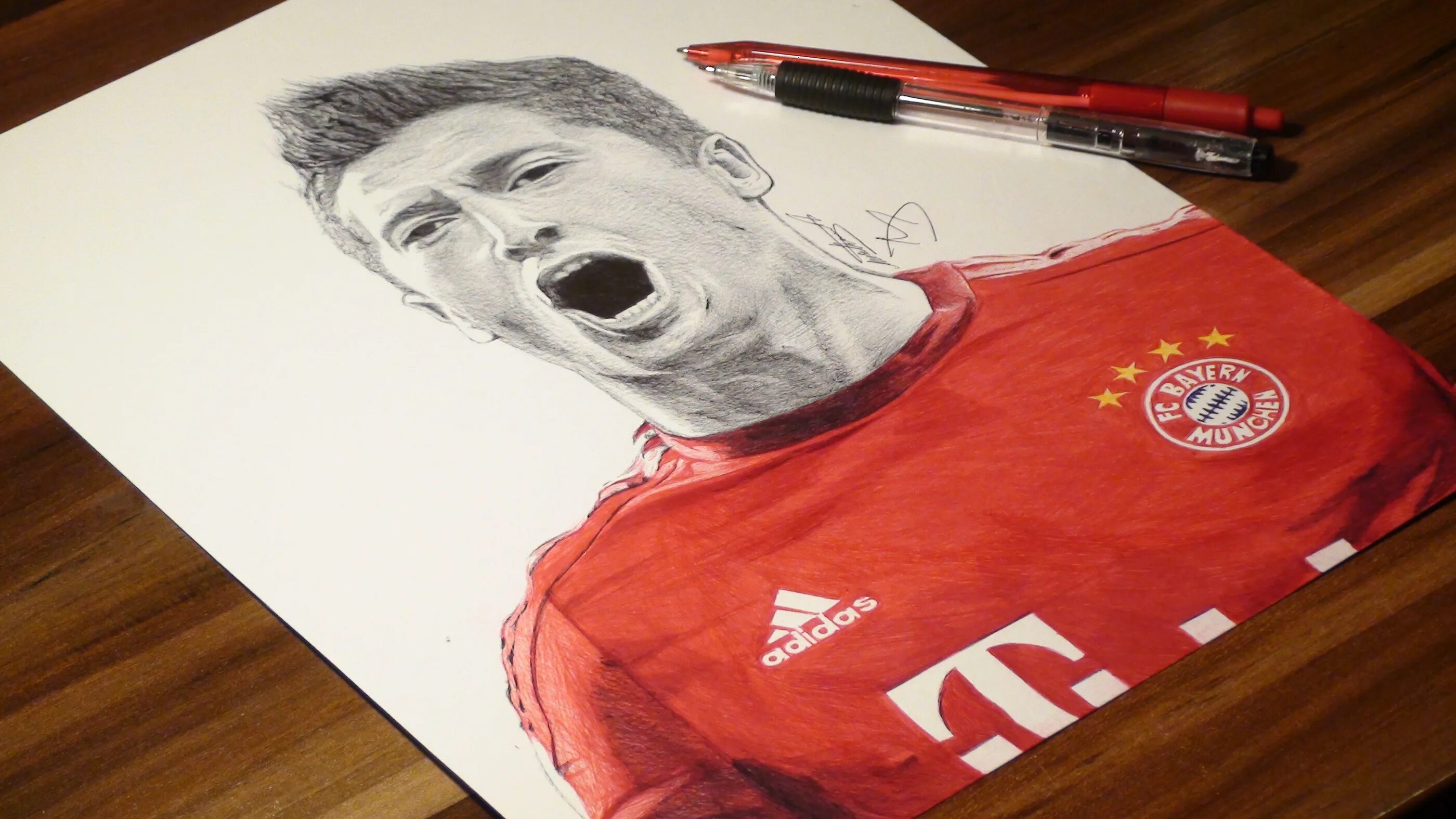 Colouring dazzling lewandowski