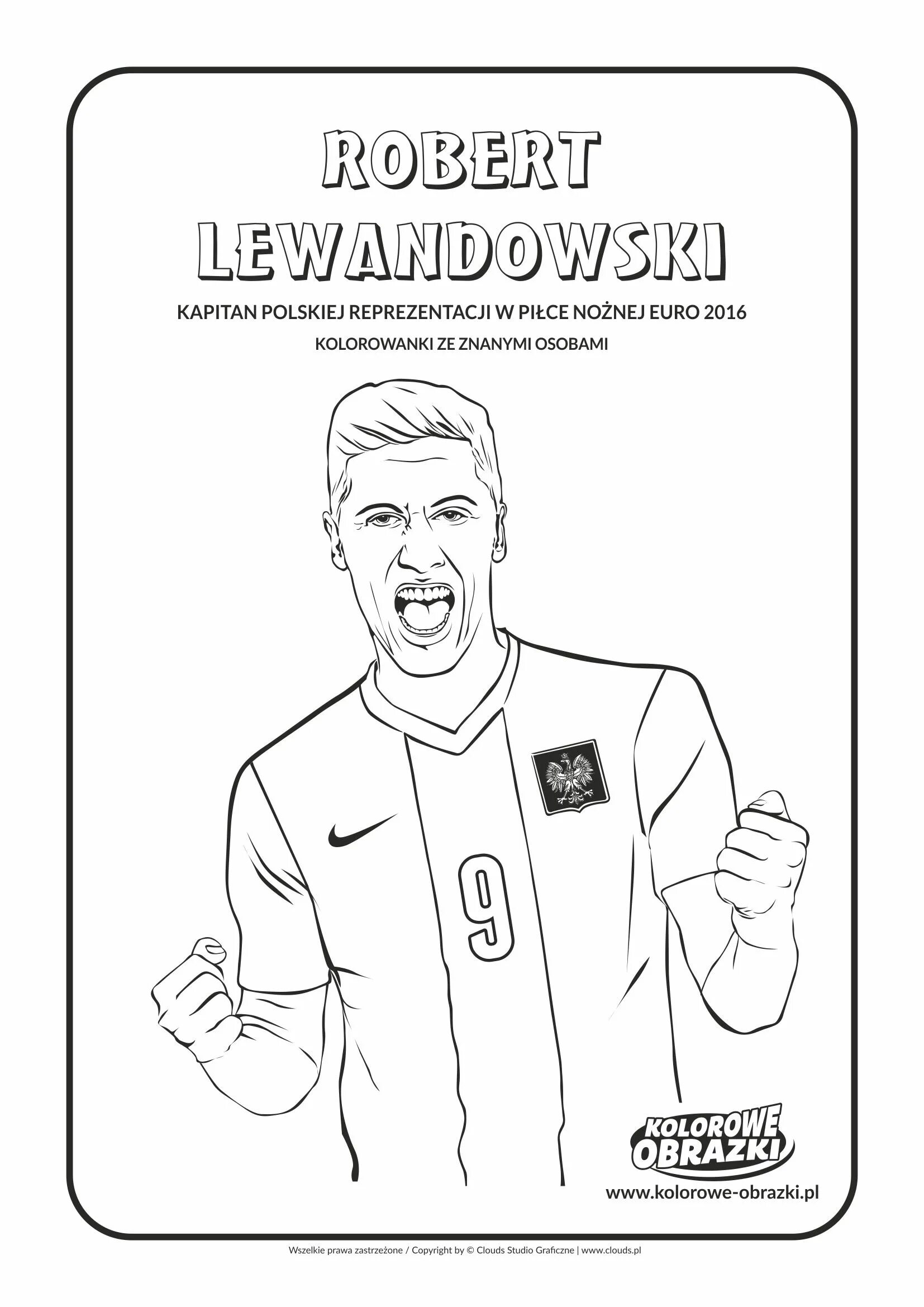 Lewandowski glitter coloring