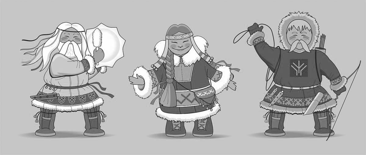 Photo Fancy Yakuts coloring book