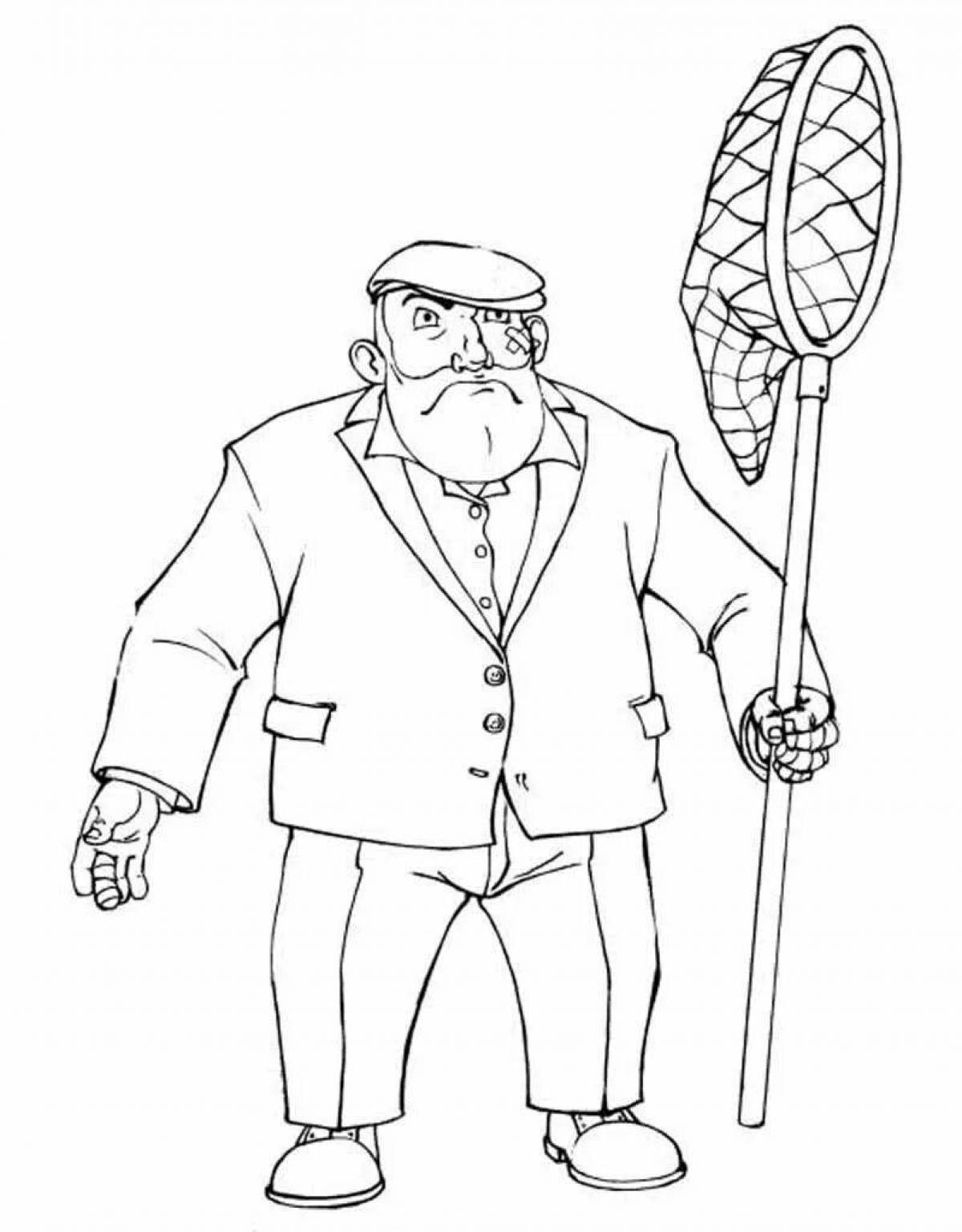 Раскраска Раскраска мистический лесник