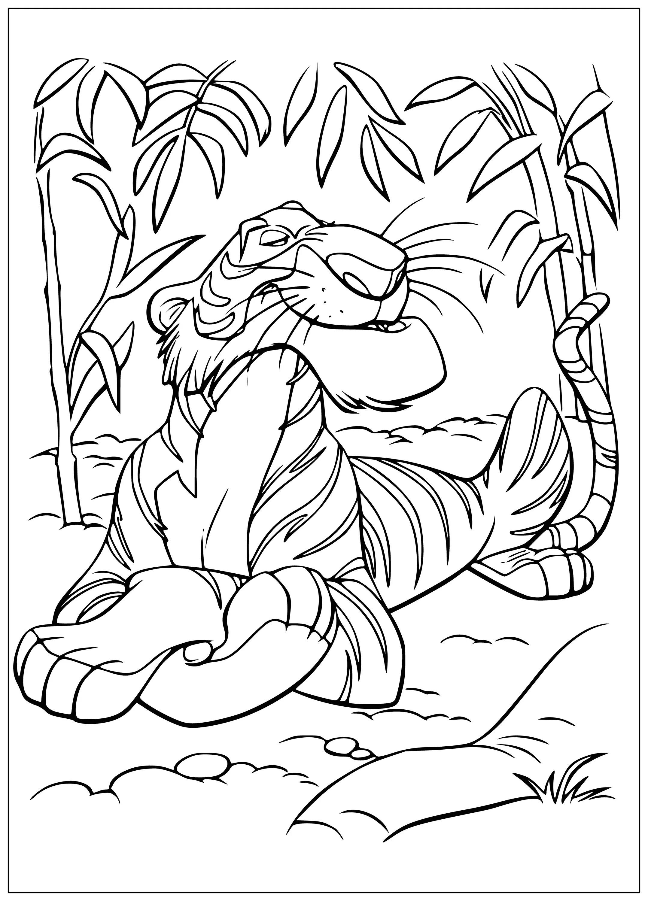 Раскраска Креативная раскраска шерхан