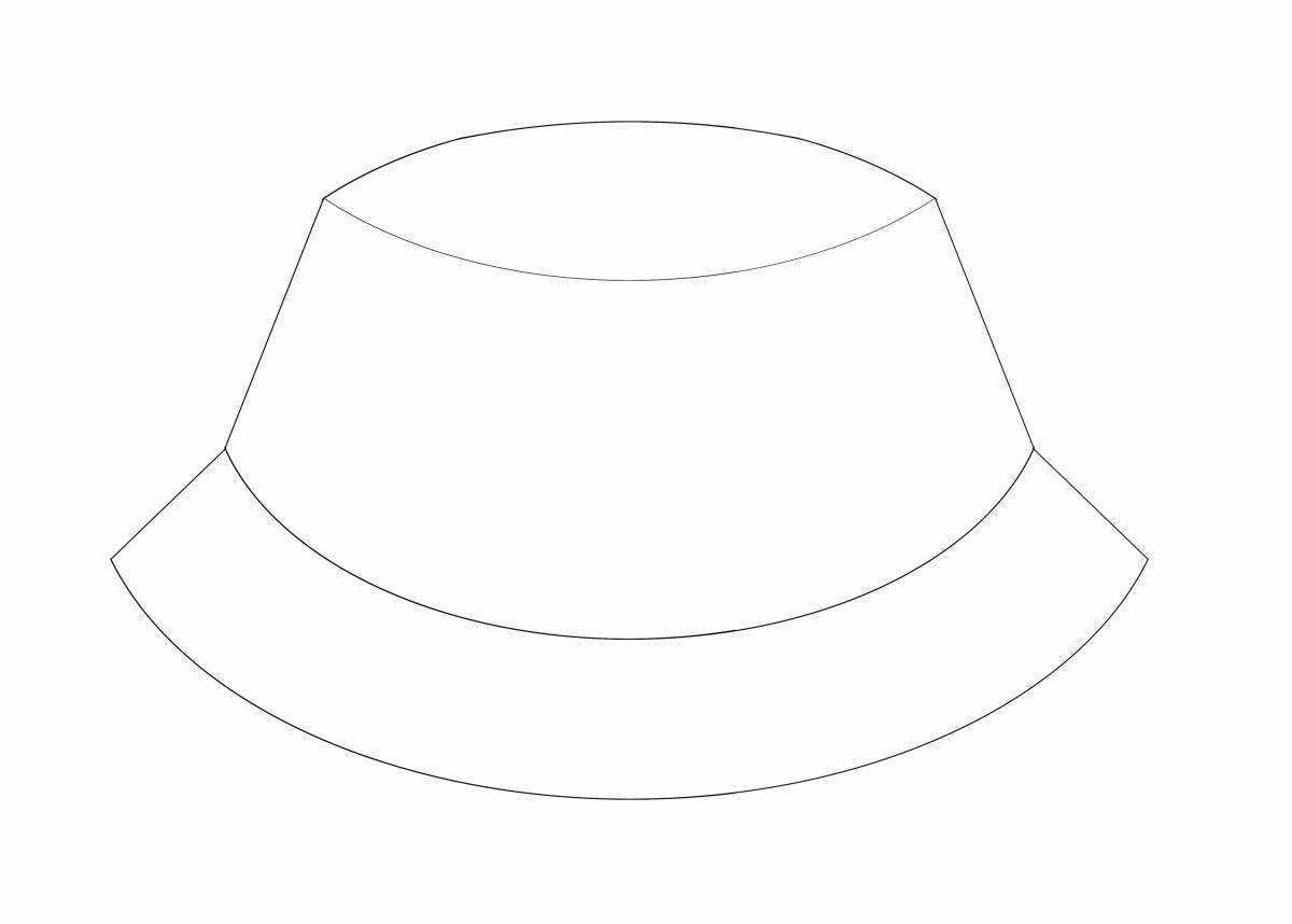 Раскраска Яркая панама раскраска