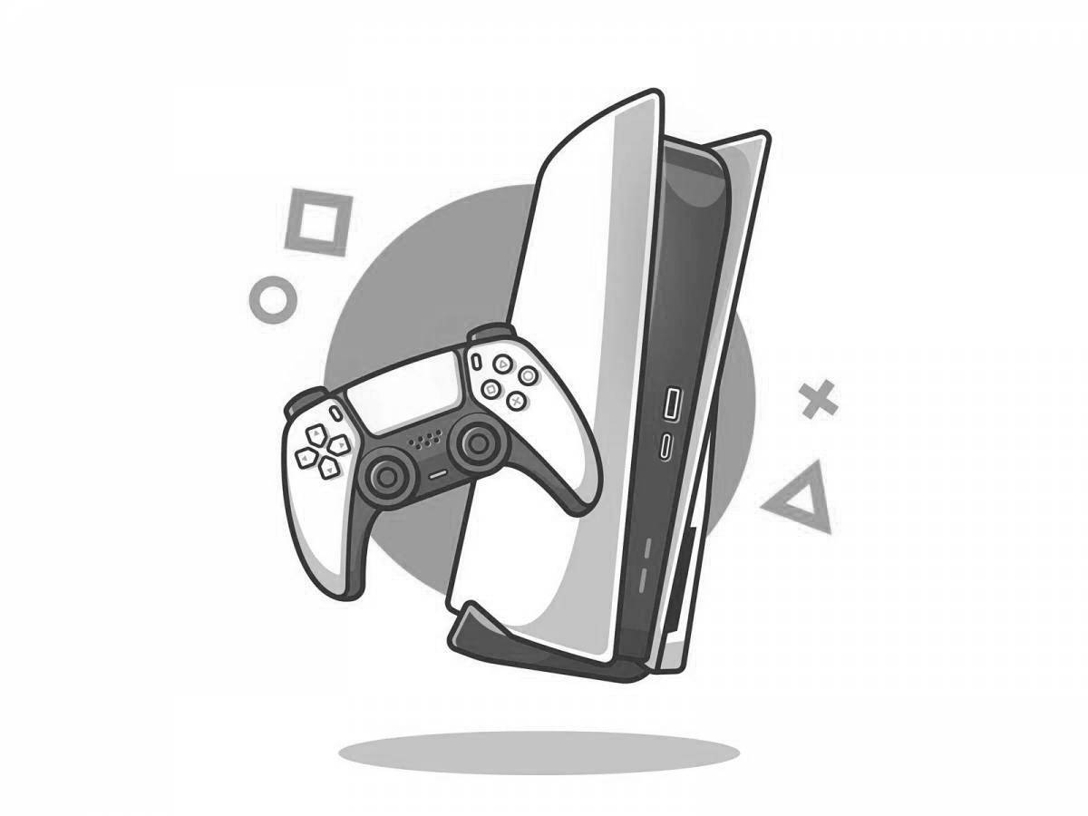 Раскраска Чудесная раскраска ps5