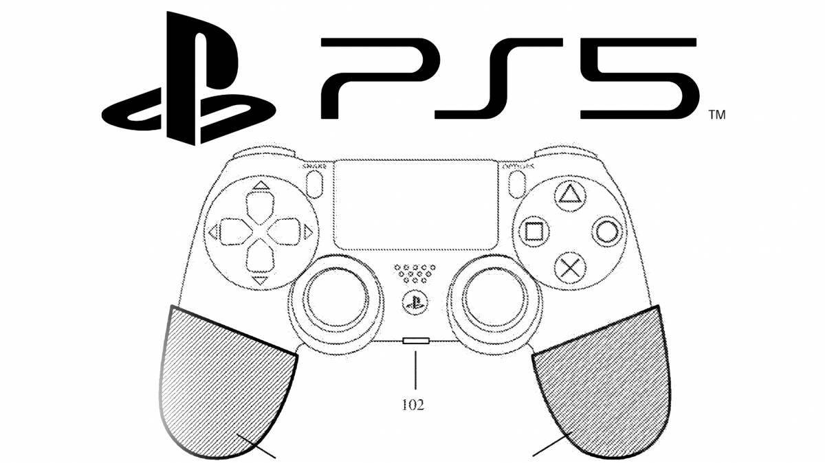 Привлекательная раскраска ps5