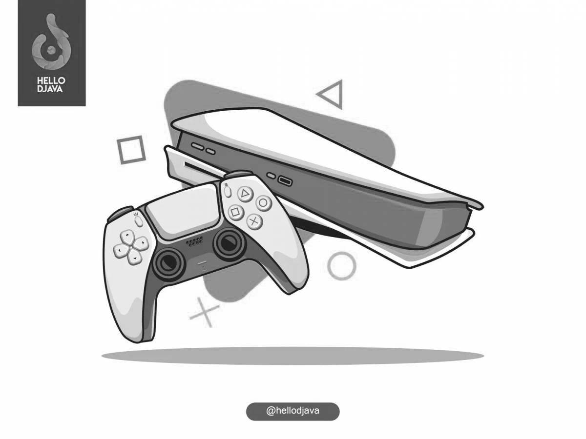 Раскраска Ps5 #1