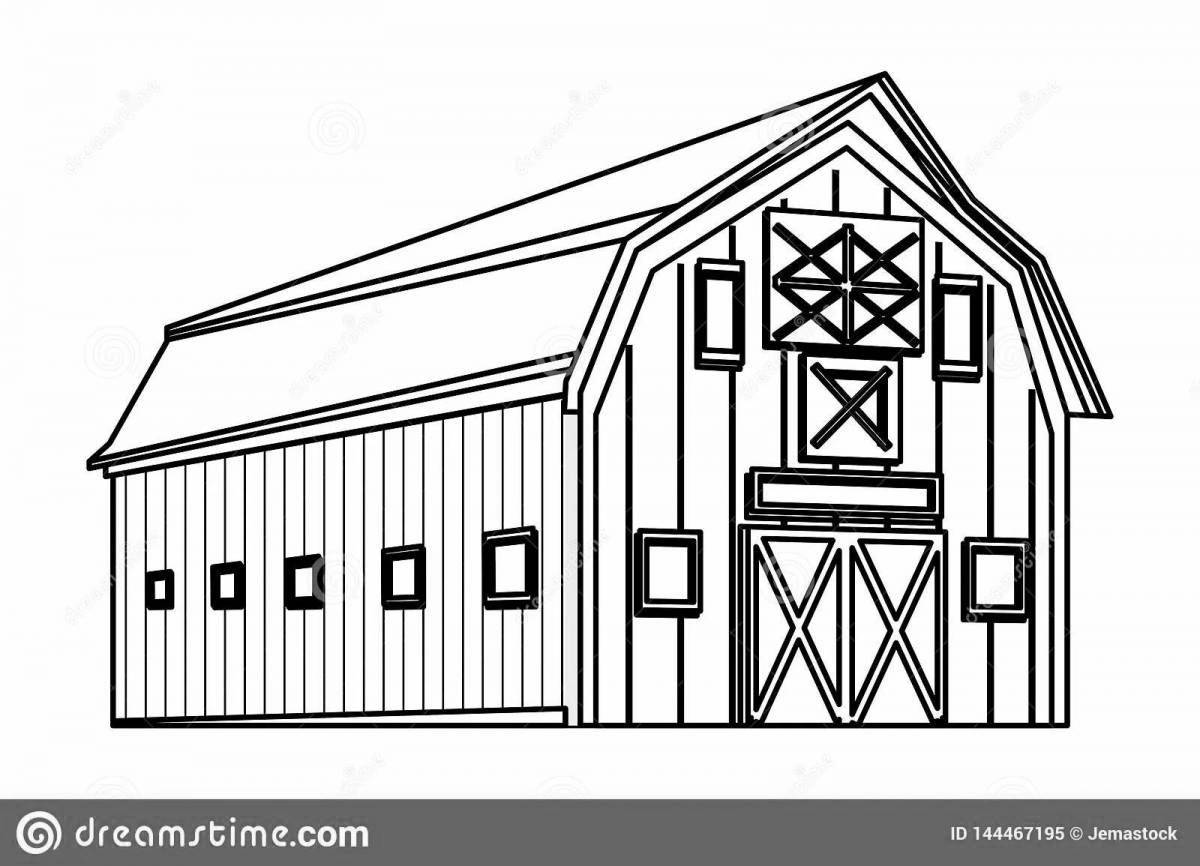 Раскраска Раскраска «веселый амбар»