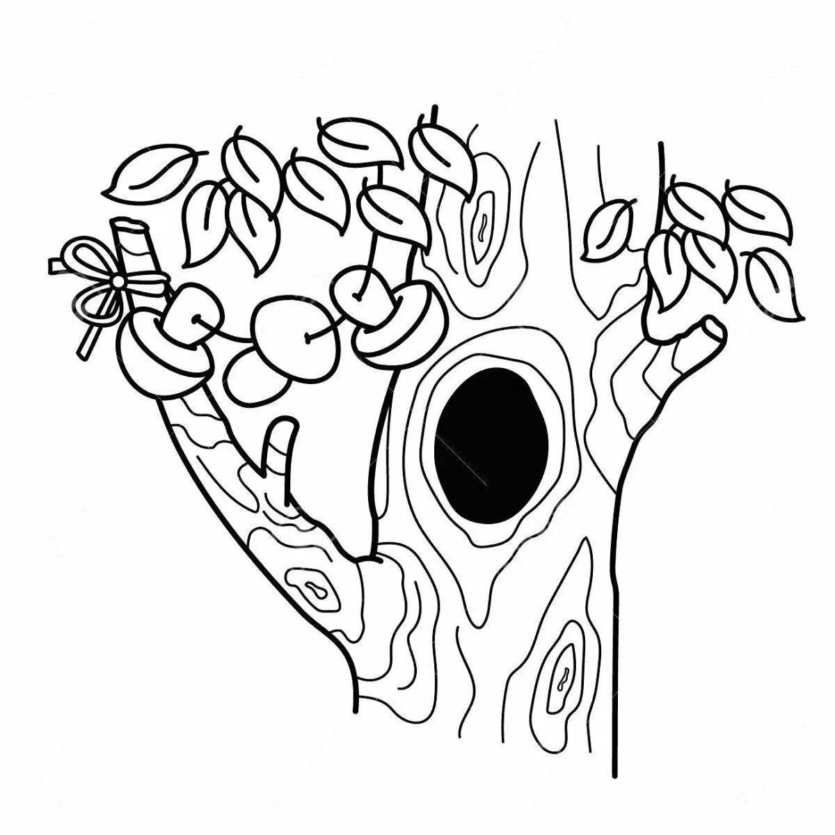 Coloring happy branches