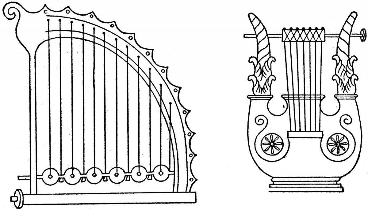 Coloring merry lyre