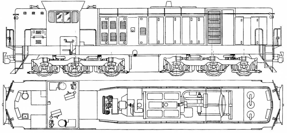 Чертежи тепловоза чмэ3