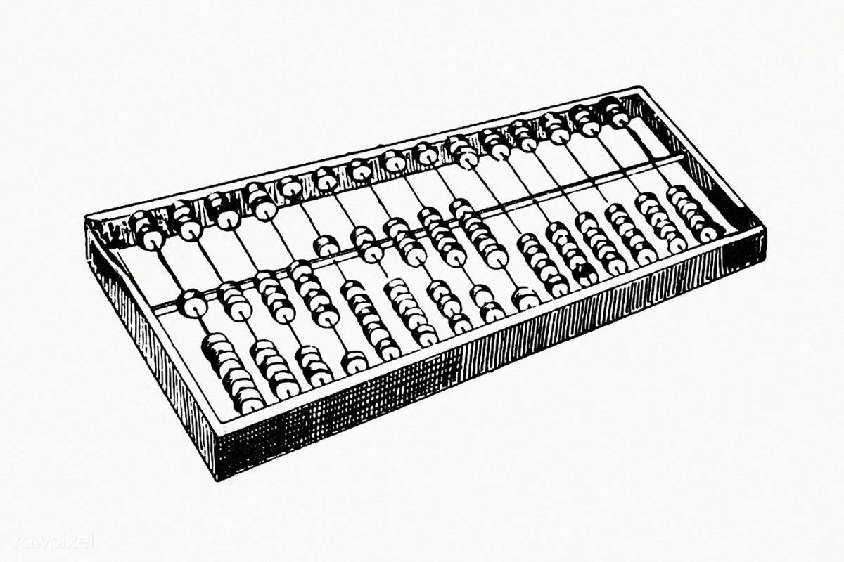 Абакус рисунок для детей
