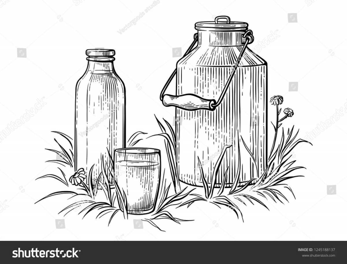 Awesome jar coloring page