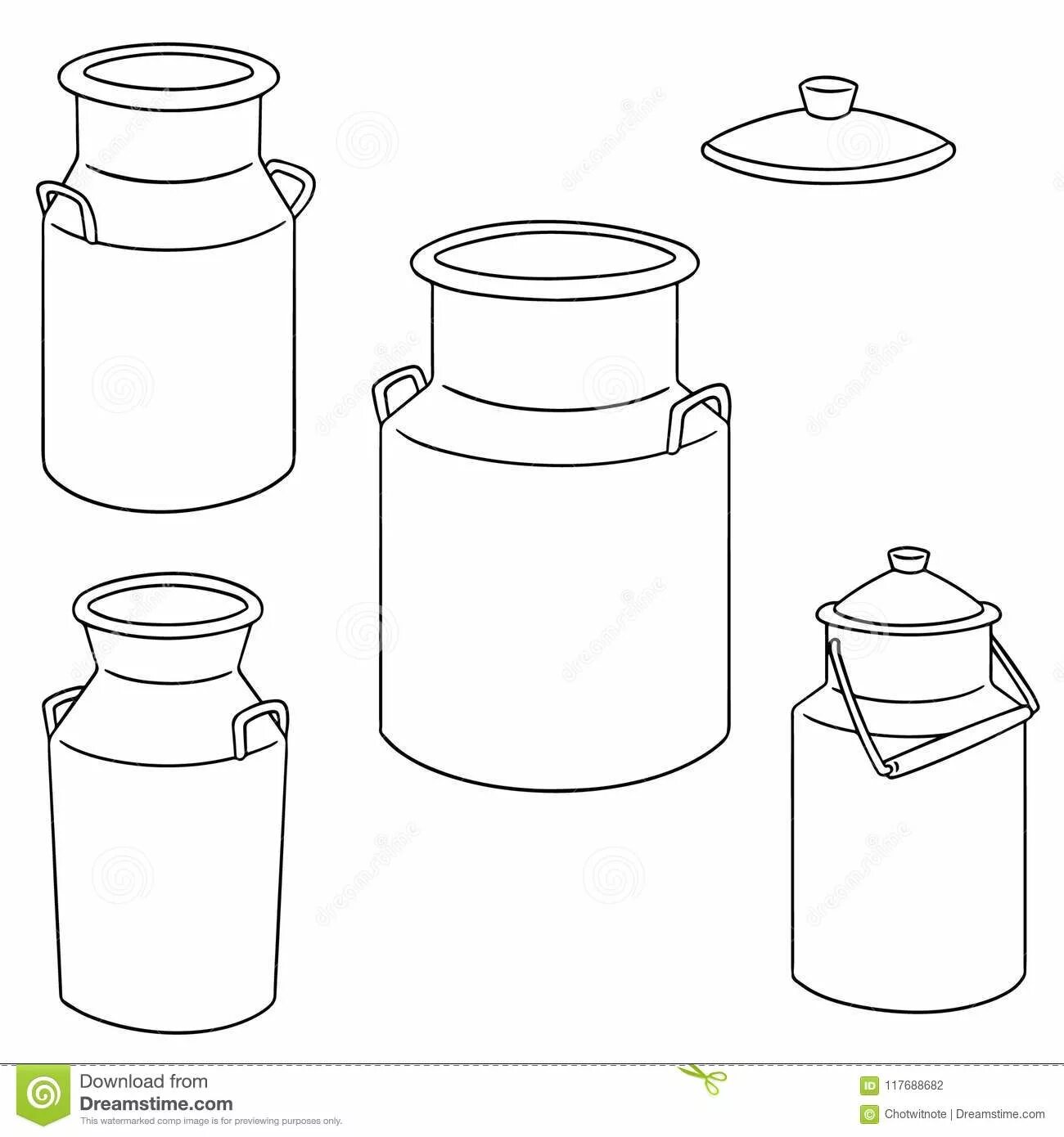 Attractive coloring jar