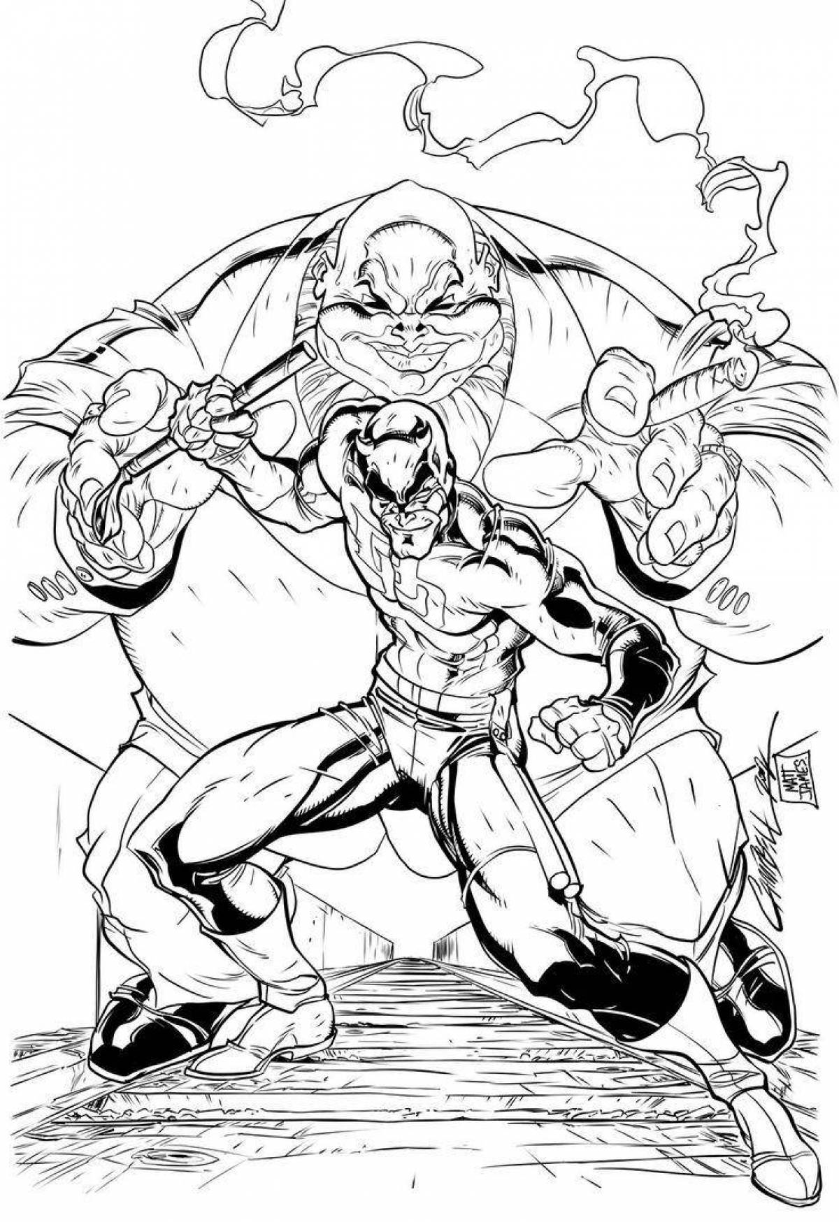 Daredevil coloring page is awesome