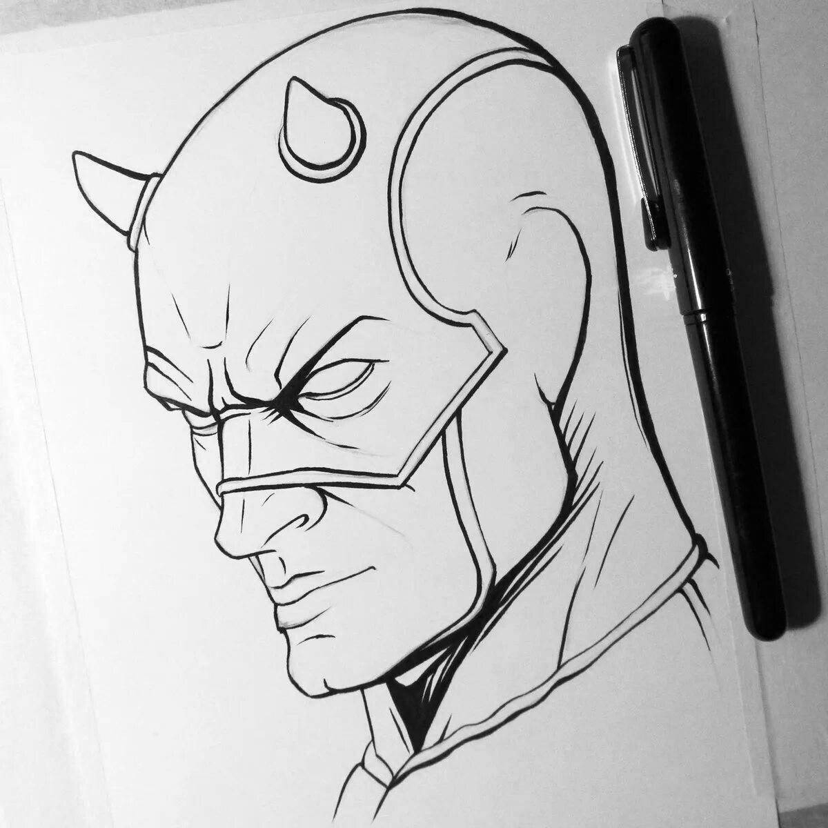 Coloring Daredevil - Generous
