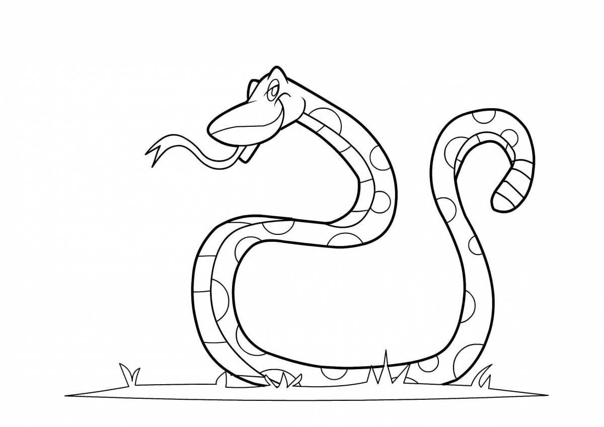 Joyful kaa coloring book