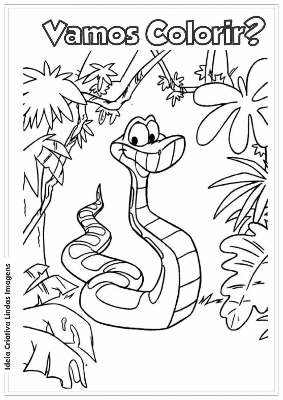 Exciting coloring kaa