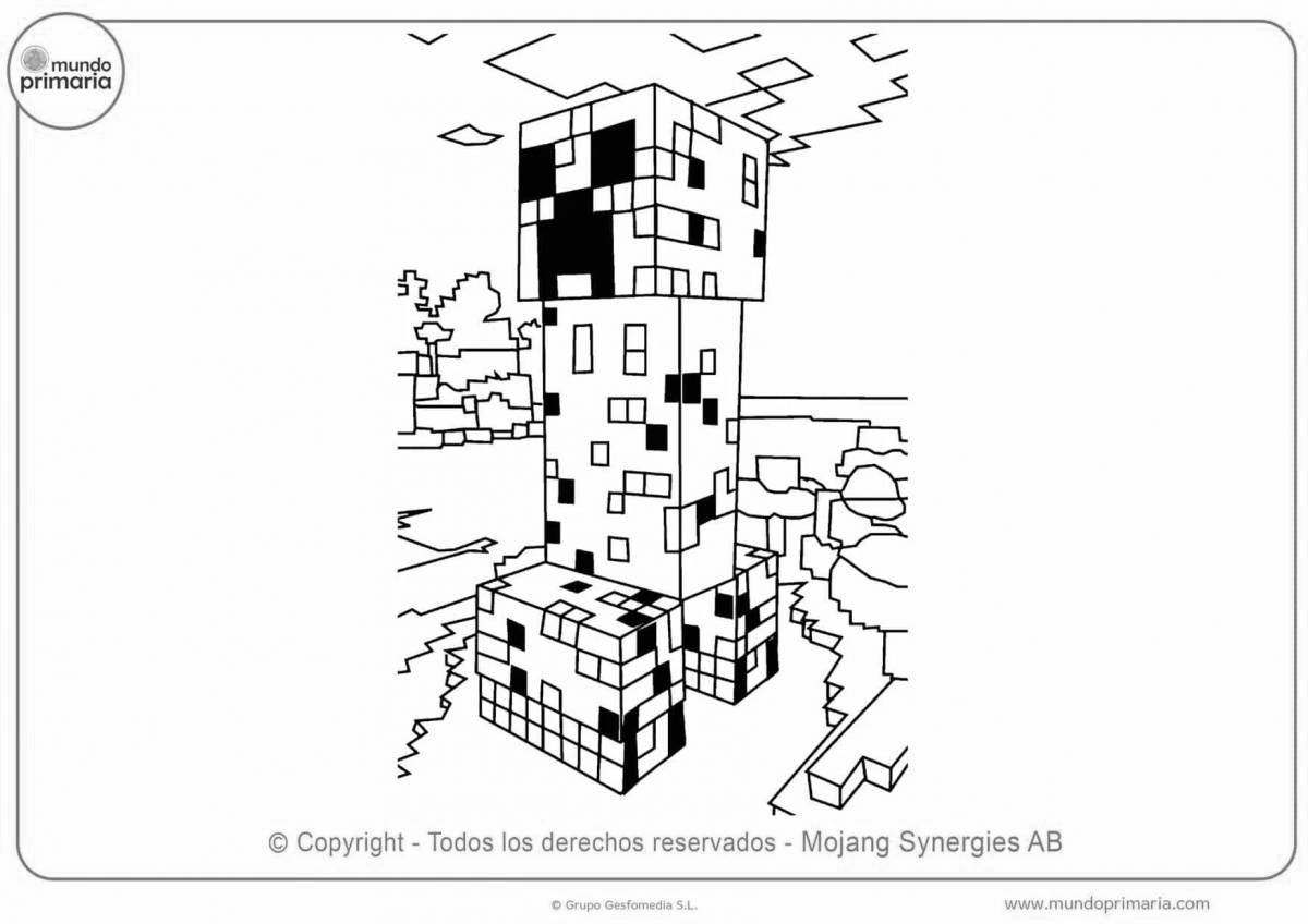 Mojang intense coloring