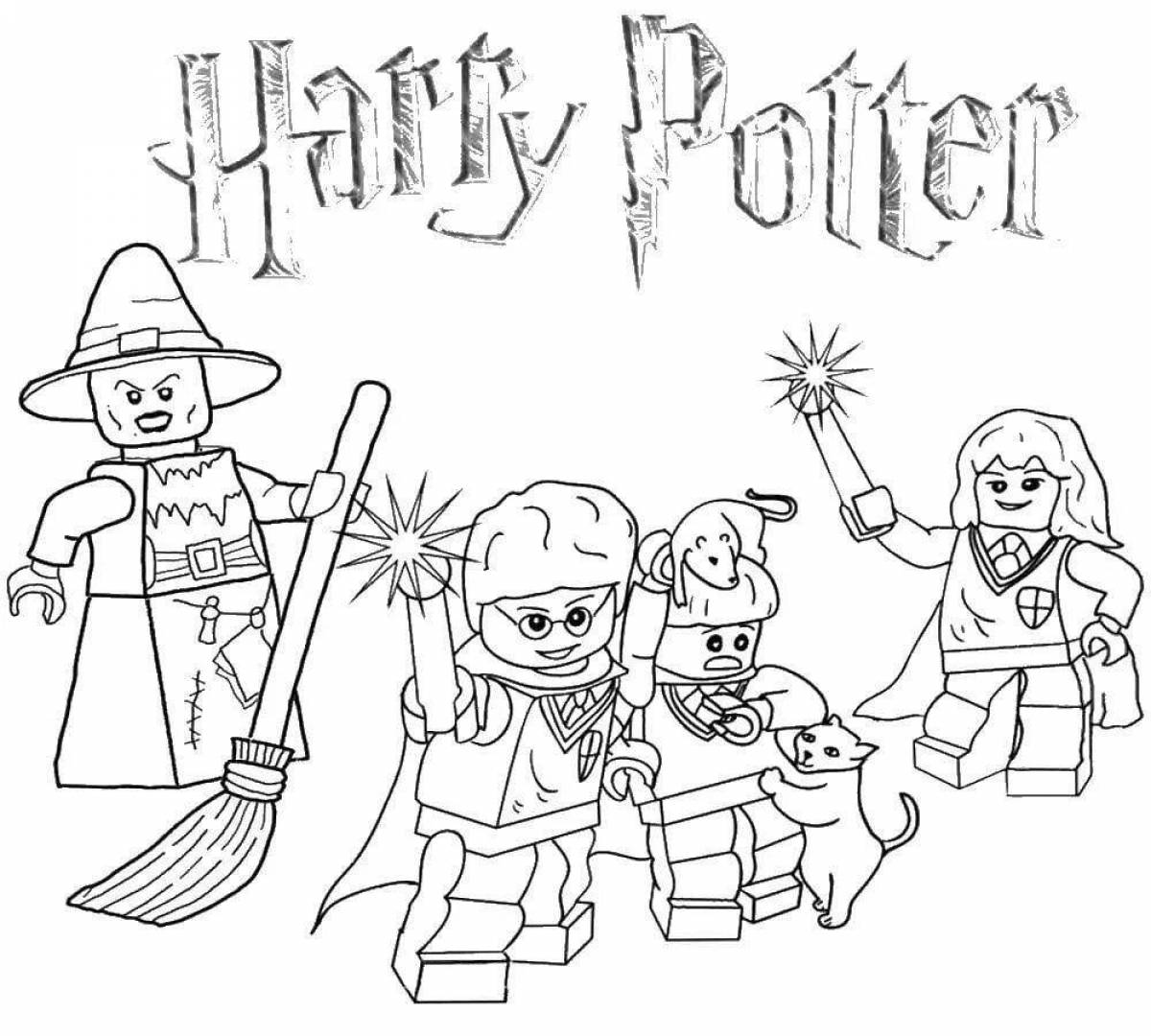 Sweet legoland coloring book